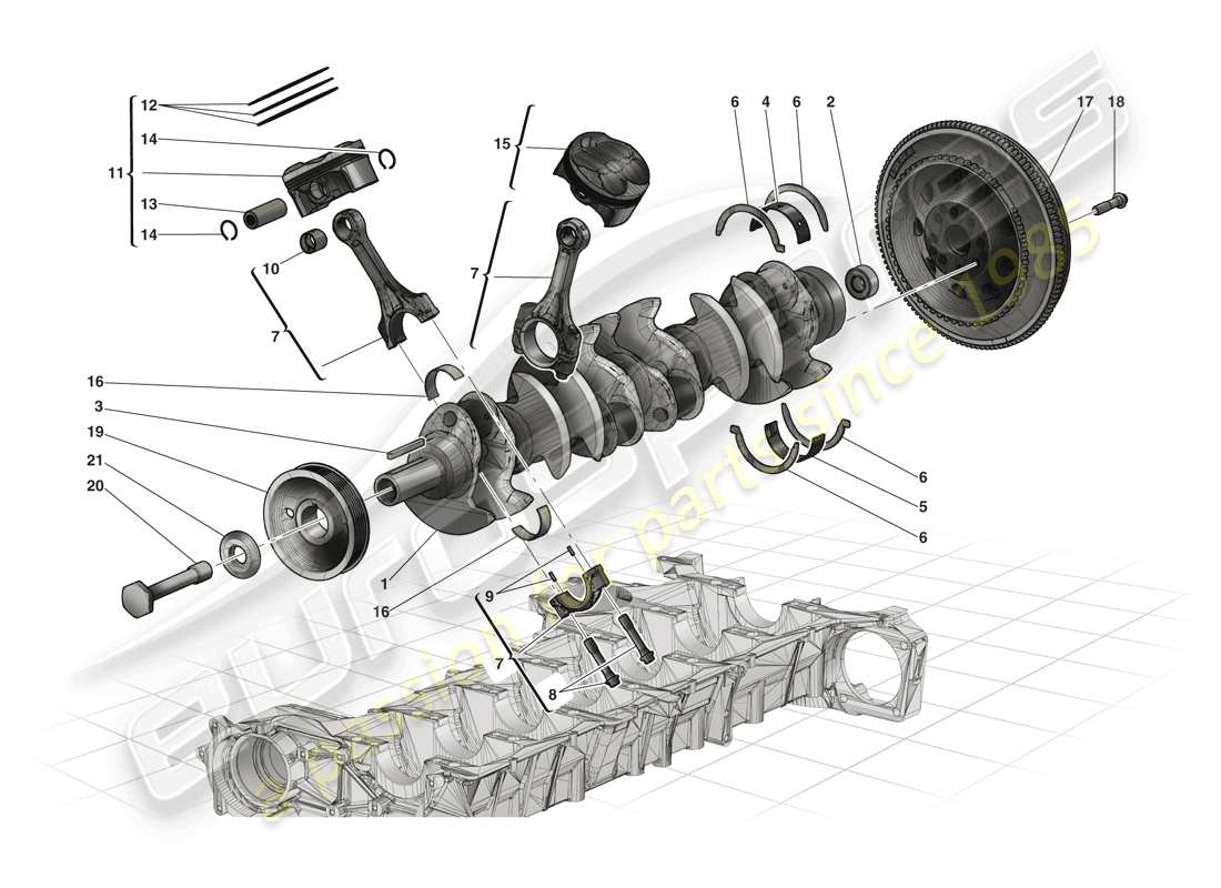 TEILEZEICHNUNGEN FINDEN SIE IM FERRARI LAFERRARI-USA TEILEKATALOG eine teilezeichnung aus dem ferrari laferrari-usa teilekatalog